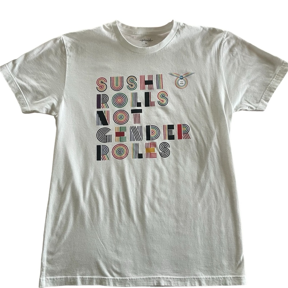 Graphic T-shirt Olympics symbol size medium